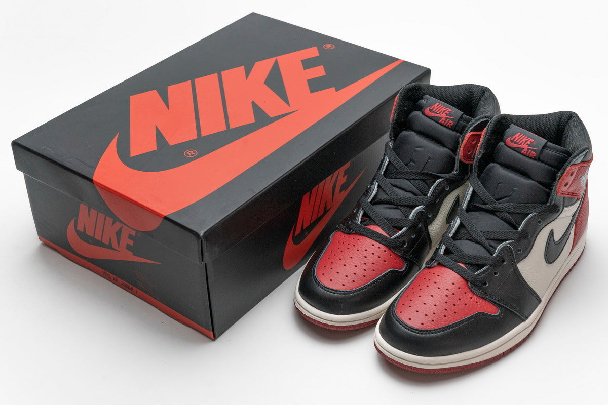 AJ 1 Retro High 'Bred Toe'