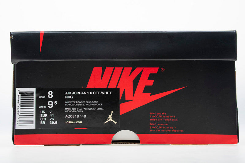 AJ 1 High x Off White 'UNC'