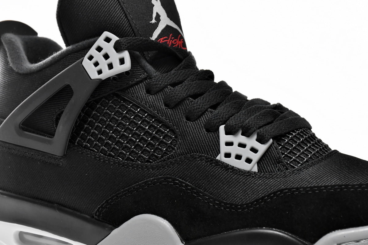 AJ 4 Retro "Black Canvas"