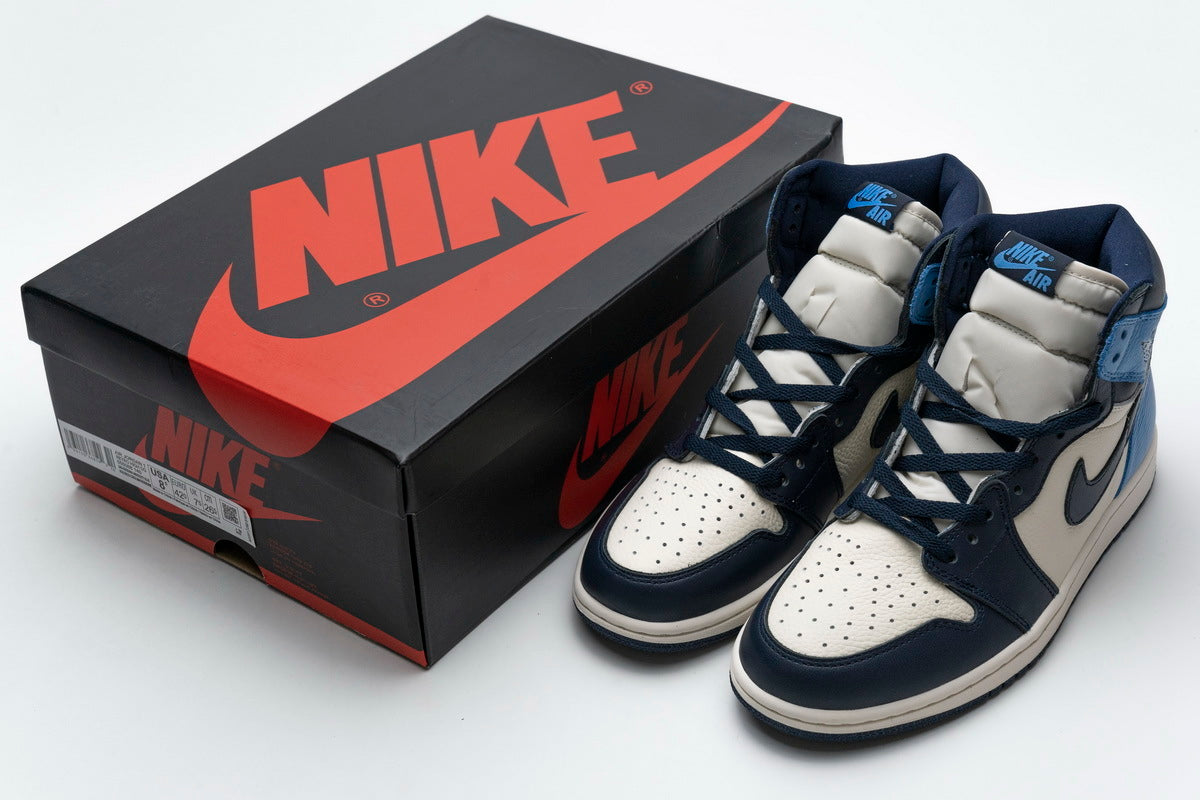 AJ 1 Retro High 'Obsidian University Blue'